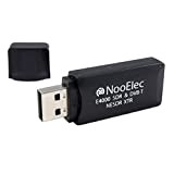 NooElec NESDR XTR - Piccolo RTL-SDR & DVB-T pendrive USB (RTL2832U + Elonics E4000 Sintonizzatore) w/ Antenna Telescopica e Telecomando ...