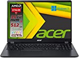 Notebook portatile Acer Slim Amd A4 3020, Ram 16GB, SSD PCIe NVMe 512GB, Display 15.6" HD Led, Svga AMD Radeon ...