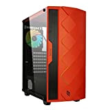 Noua Diamond C9 Rosso Case ATX per PC Gaming 0.5MM SPCC 2*USB3.0/2.0 con Ventola RGB Addressable 5V e Strip LED ...