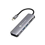 NOVOO Hub USB C Multiporta, 6 in 1 Adattatore USB C a HDMI con 100W PD Carica, HDMI 4K, 2 ...