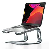 Nulaxy Supporto PC Portatile, Supporto per Laptop Ergonomico in Alluminio, Laptop Stand Rimovibile Compatibile con MacBook Air PRO, Dell XPS, ...