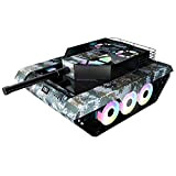 NYDCTHOM Gaming Case, E-ATX/ATX/M-ATX/Min-ATX Tank Case PC per Computer da Gioco, Vetro Temperato del Pannello Laterale, USB 3.0, Acqua Caso ...