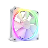 NZXT F120 RGB Fans - RF-R12SF-W1 - Personalizzazione avanzata dell'illuminazione RGB - Raffreddamento silenzioso - Singola (ventola RGB e controller ...