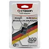 OCTAGON Optima WL088 - Wi-Fi USB 300Mbit/s 2,4GHz Wireless Band Mini WiFi Stick, WiFi 4 Standard (802.11 b/g/n), Plug&Play Dongle ...