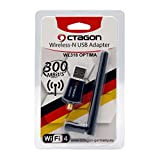 Octagon WL318 Optima WLAN 300 Mbit/s +2dBi Antenna USB 2.0 Adattatore con banda 2.4 GHz, VU+, Gigablue, Protek e altri ...
