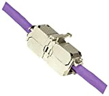 odedo® - Accoppiatore cavi Ethernet CAT 6A / 7, schermato, montaggio senza attrezzi, STP 10GE AWG 22-26, Field Assembly