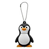 Ogquaton - Chiavetta USB 2.0 da 16 GB, a forma di pinguino, con chiavetta USB 2.0, colore: bianco e nero