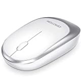 OMOTON Mouse Bluetooth Compatibile con iPad/iPhone (iOS 13/ o Successiva),MacBook,Windows, Android e Linux, Piatto e Silenzioso, Sottile e Leggero, per ...