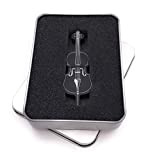 Onwomania Bass Cello Violine - Chiavetta USB 3.0, in confezione regalo, 128 GB, colore: Nero
