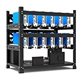 Open Mining Rig Frame for 12 GPU Mining Case Rack,Motherboard Bracket ETH/ETC/ZEC Ether Accessory Tool 3 Layers