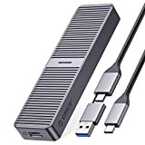 ORICO Alluminio Case SSD M.2 NVME SATA 10Gbps USB C 3.2 Gen 2, 6 Gbps M.2 SATA, M2 Adattatore per ...