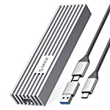 ORICO Case SSD M.2 NVMe a USB-C PCIe Adattatore 10 Gbps USB3.2 Gen2 per NVMe M-Key/M+B Key SSD 2230/2242/2260/2280, Upgrade ...