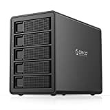 ORICO Docking station RAID a 5 bay per dischi rigidi SATA HDD/SSD da 2,5/3,5", alloggiamento USB 3.0, supporta RAID 0,1,3,5,10, ...