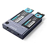 ORICO NVME Clone Docking Station, Dual-Bay Case SSD M.2 NVMe USB C USB3.1 Gen2 10Gbps con Funzione Duplicatore Offline per ...