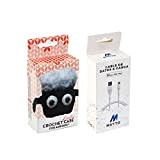 Pack custodia Airpod Crochet Dolly + cavo dati USB-Lightning MFI