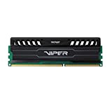 Patriot Memory Viper 3 Black Mamba DDR3 1600 8GB (1x8GB) C10 Memoria Gaming XMP 1.3 Nero PV38G160C0