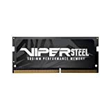 Patriot Viper Steel SODIMM DDR4 2400 32GB (1x32GB) C15 Memoria per PC Portatili Gaming XMP 2.0 Grigia