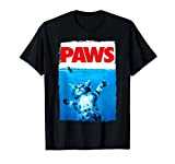 Paws Cat and Mouse Top, Cute Funny Cat Lover Parody Top Maglietta