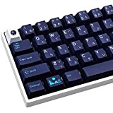 PBT Keycap, 134 tasti Blue Hell Keycaps Dye-Sublimation PBT Keycap Set Cherry Profile Giapponese Keycaps per Cherry Gateron MX Switch ...