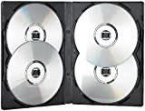 Pearl Dvd Guscio Vuoto: Copertina Morbida per CD/Dvd per 4 Dvd, Set da 10 Neri (CD- / Scatole di immagazzinaggio ...