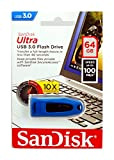 Pen drive 64GB SanDisk Ultra USB 3.0 blu SDCZ48-064G-U46B [SDCZ48-064G-U46B]