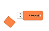 PEN DRIVE INTEGRAL 16GB USB2.0 NEON NARANJA