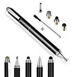 Penna capacitiva penna a sfera di scrittura, Penyeah 4-in-1 touch screen stylus-writing penna & disco e punta a rete con punta ...