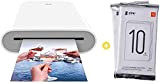 per Xiaomi Stampante Bluetooth a Sublimazione per Stampa Foto Istantanee AR con Tecnologia Zero Ink Printing Photo Printer 300DPI tascabile ...