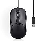 Perixx PERIMICE-209 Optical Business Mouse - USB - 1, 80 m di cavo - 1000 DPI - Nero