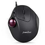 Perixx PERIMICE-517 Trackball Mouse Ergonomico con Cavo - 7 Tasti - 400/1000 DPI