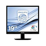 Philips 19S4QAB Monitor 19" LED IPS, Formato 5:4, Risoluzione 1280 x 1024, 5 ms, DVI, VGA, Inclinabile, Casse Audio Integrate, ...