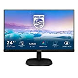 Philips 243V7QDAB Monitor 24" LED IPS FHD, 4 ms, 3 Side Frameless, Low Blue, Flicker Free, HDMI, DVI, VGA, Casse ...
