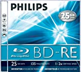 Philips BD-RE 25GB Blu-ray riscrivibile (BD-RE) - Confezione da 5