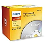 Philips Cd-Rw 80Min 12X Jewel Box Conf. 10