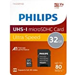 Philips Micro SD cards FM32MP45B/10 - Memory Cards (32 GB, MicroSD, Class 10, Black)