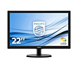 Philips Monitor 223V5LHSB2 Monitor LCD-TFT per PC Desktop 21,5" LED, Full HD, 1920 x 1080, 5 ms, HDMI, VGA, Attacco ...