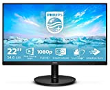 Philips Monitor Gaming 221V8A da 22", Adaptive Sync 75 Hz, VA, Full HD, 4 ms, HDMI, VGA, Casse Audio Integrate, ...