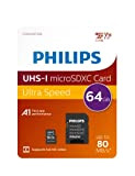 Philips scheda micro, SDXC 64GB Classe 10 con adattatore