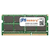 PHS-memory 8GB RAM modulo adeguato per ASUS EeeBox PC EB1035-B032M DDR3 SO DIMM 1333MHz PC3-10600S