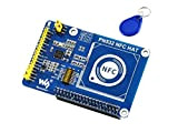 PN532 NFC Near Field Communication HAT per Raspberry Pi/Arduino/STM32, NFC Lettore/Scrittore Modulo Supporto I2C/SPI/UART Tre Interfacce, 13.56 MHz Frequenza Operativa, ...