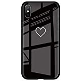 Pnakqil Cover iPhone SE 2020/7/8, Custodia Protettiva in Vetro Temperato 9H Back Cornice Paraurti in Silicone Morbido [Antiurto] per iPhone ...