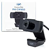 PNI Webcam CW1850 Full HD, connessione USB, Clip-on, Microfono Incorporato