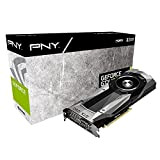 PNY GeForce NVidia GTX 1080 Scheda Grafica, 8 GB, GDDR5X, 1607 MHz, DX12, 256 Bit, Nero/Argento, Founders Edition