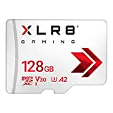 PNY XLR8 Gaming Scheda di memori microSDXC 128GB Classe 10 U3 V30 A2, Velocità di lettura fino a 100 MB/s, ...