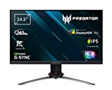 Predator UM.KX3EE.X07 Monitor Gaming G-SYNC, 24.5", Display IPS Full HD, 240 Hz, 1 ms, 16:9, HDMI 2.0, DP 1.2a, USB3.0, ...