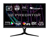 Predator XB323UGXbmiiphzx Monitor Gaming PC 32", Display IPS WQHD, 240 Hz, 1 ms, 16:9, G-SYNC Compatible, HDMI 2.0, DP 1.2, ...