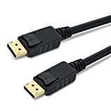 PremiumCord - Cavo di Collegamento DisplayPort 1.3, M/M, connettore Dorato, 1 m