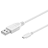 PremiumCord - Cavo Micro USB 2.0 bianco 3 m