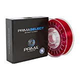 PrimaSelect PETG Filamenti, 1.75 mm, 750 g, Rosso Trasparente