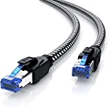 Primewire 0,5m - Cavo di Rete Cat 8.1 di Alta qualitá in Nylon Anti attorcigliamento - SFTP - Ethernet Gigabit ...